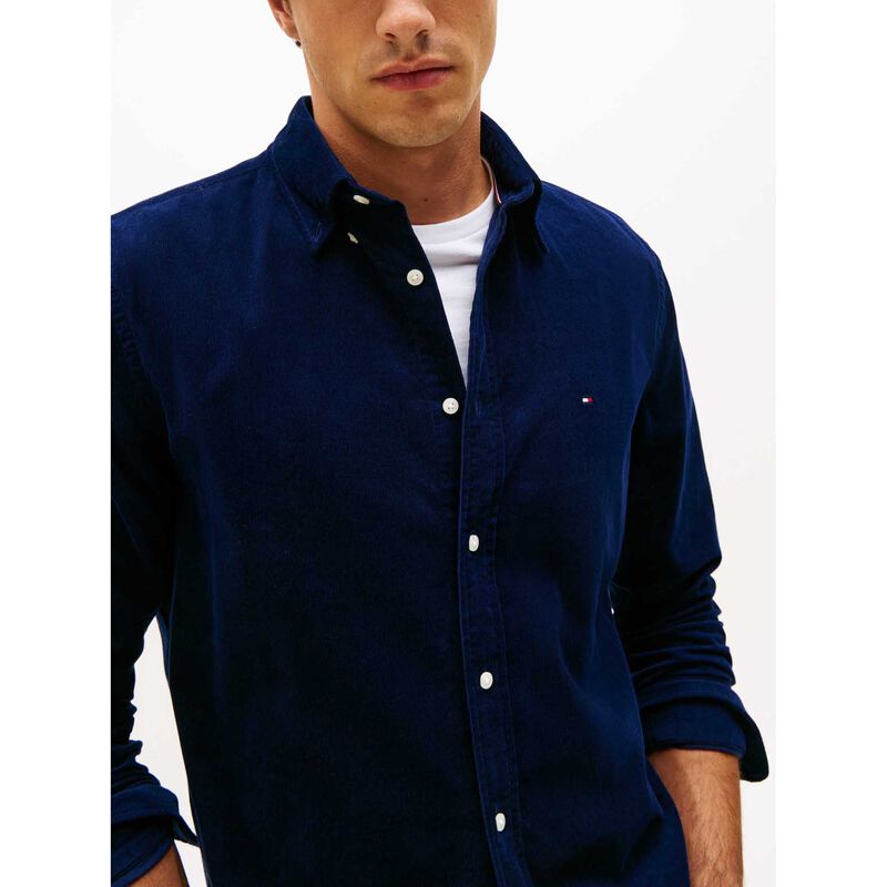 Tommy Hilfiger Regular Fit Flag Embroidery Corduroy Shirt image number 2